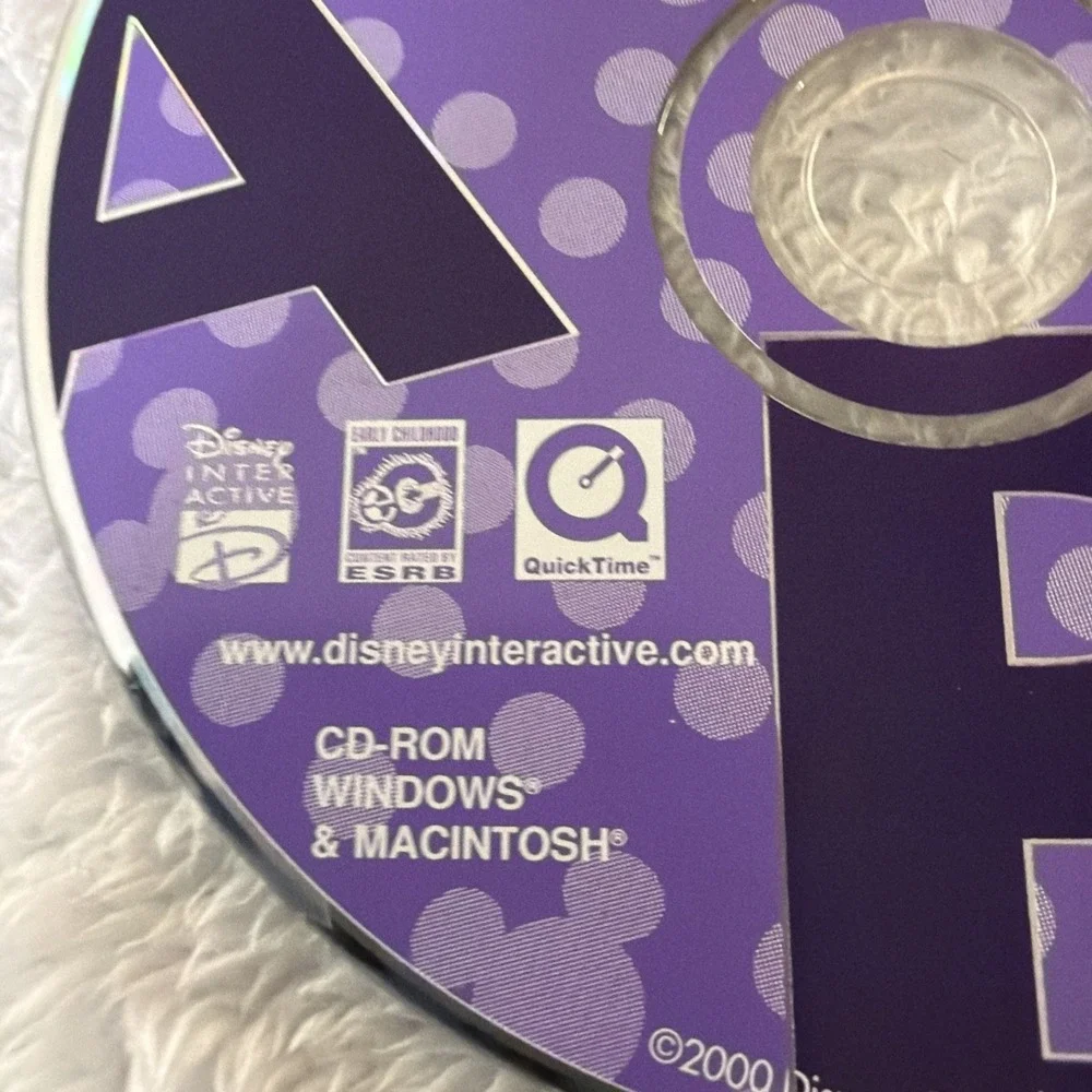 Disney Preschool CD PC Computer Game Disc Mickey Mouse 2000 Disc Only